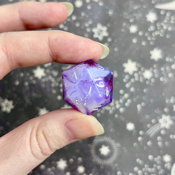 "Summer Fog" - 7 Piece Show Off Set - Logo d20