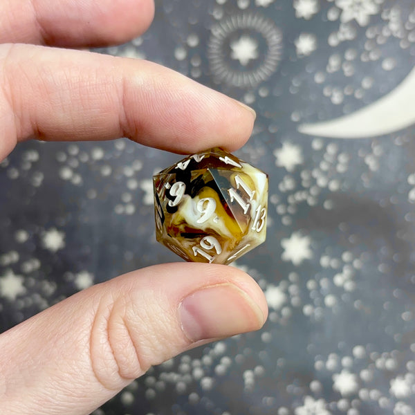"Liquid Brown Sugar Boba" - Standard Logo d20