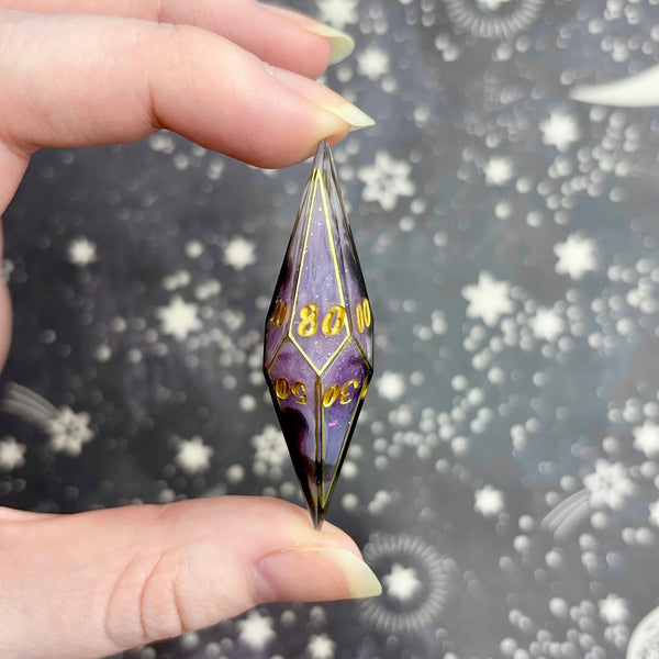 "Overtaking" - Elongated 7 Piece Show Off Set - Logo d20