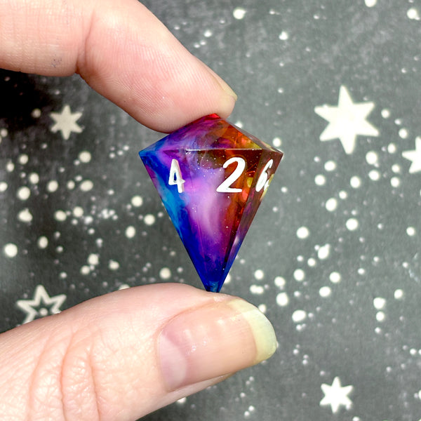 "Galactic Flare" - Show Off Gem d6