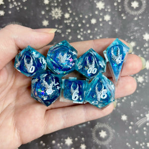 "Dragonborn" - 7 Piece Show Off Set - Logo d20