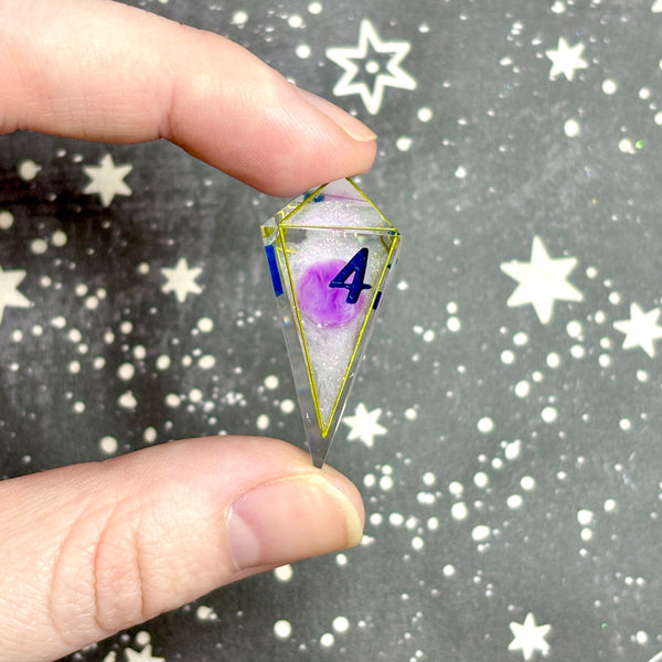 "Pink Pearls" - 7 Piece Show Off Set - Logo d20