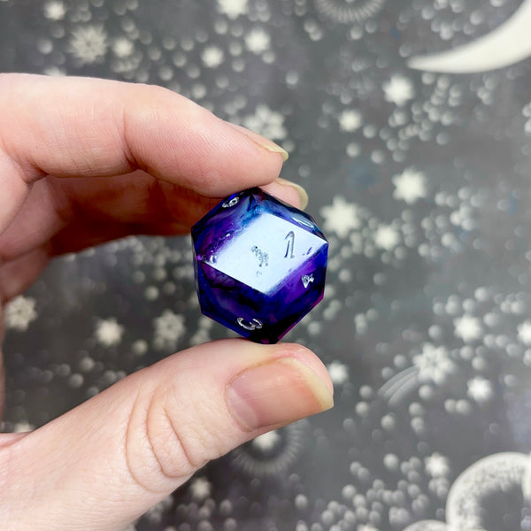 "Galaxies Beyond" - 7 Piece Show Off Set - Logo d20
