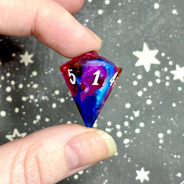 "Galactic Flare" - Show Off Gem d6