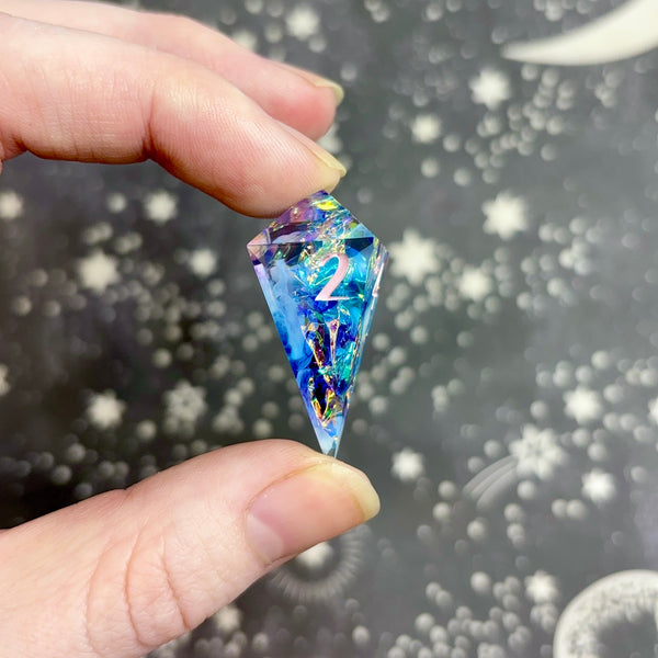 "Cosmic Light" - 7 Piece Show Off Set - Logo d20