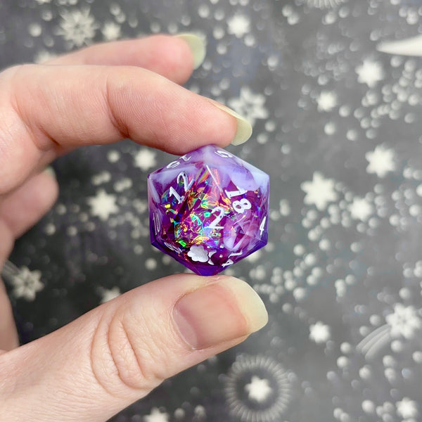 "Summer Fog" - 7 Piece Show Off Set - Logo d20