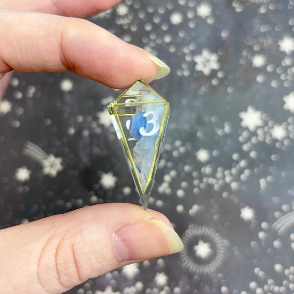 "Peaceful Planets" - 7 Piece Show Off Set - Logo d20