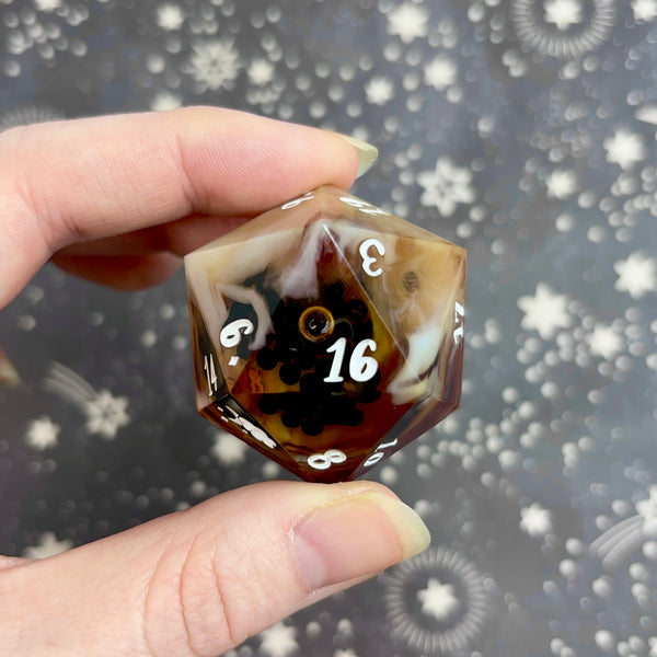 "Brown Sugar Boba" - 35mm Show-Off Logo d20