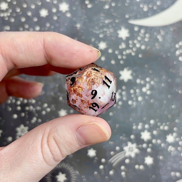 "Copper Geode" - Show Off Logo d20