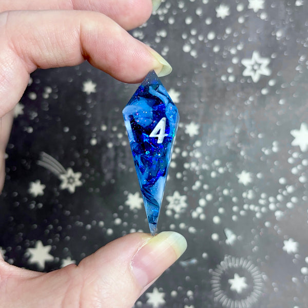 "Misty Midnight" - Elongated 7 Piece Show Off Set - Logo d20