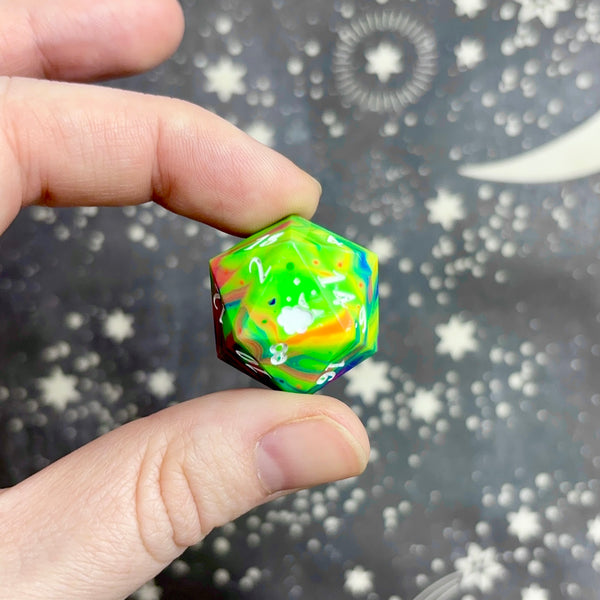 "Neon Collision" - Show-Off Logo d20