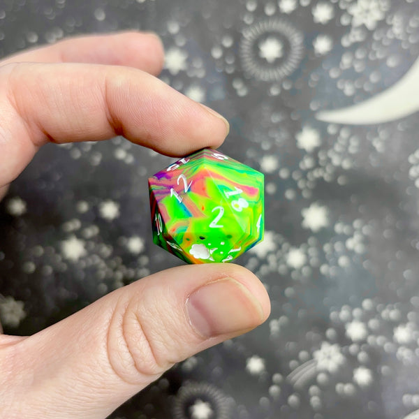 "Neon Collision" - Show-Off Logo d20