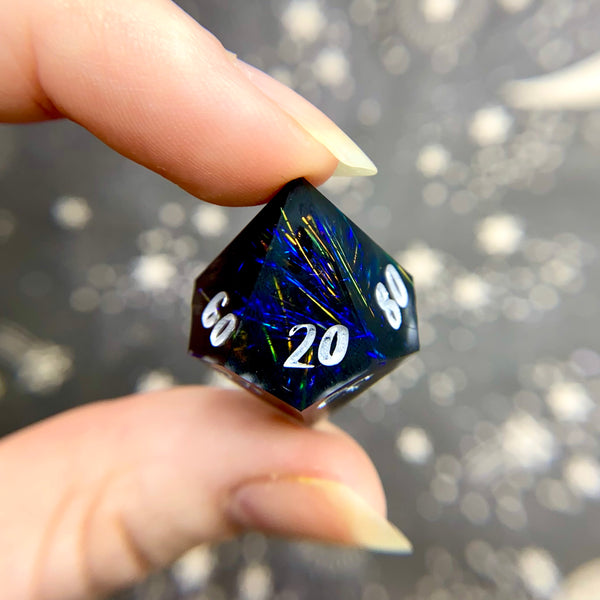 "Light in the Nothingness" - 7 Piece Show Off Set - Logo d20