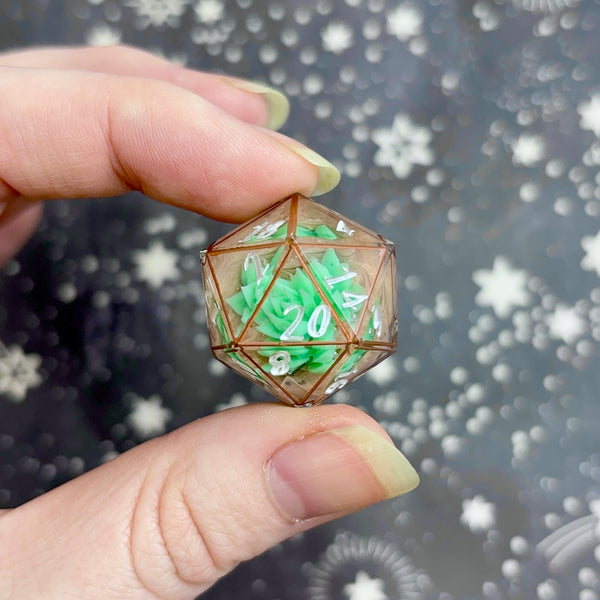 "Terracotta Terrarium" - 7 Piece Show Off Set - Logo d20