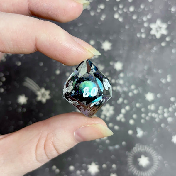 "Alien Planets" - 7 Piece Show Off Set - Logo d20
