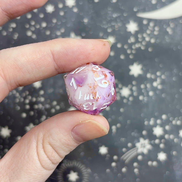 "Copper and Pink" - Standard Yeet/Fuck d20