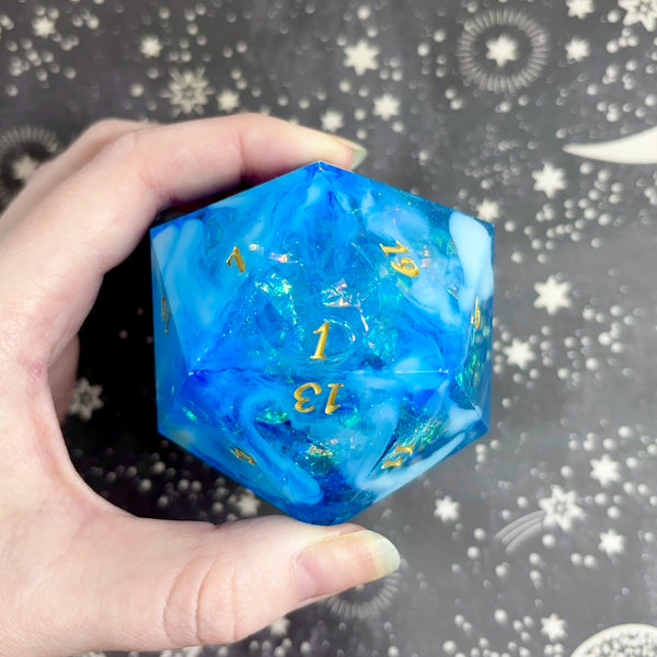 "Crystaline" - 60mm Logo d20