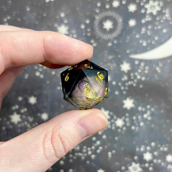 "Milkyway Moon" - Show-Off Numeric d20