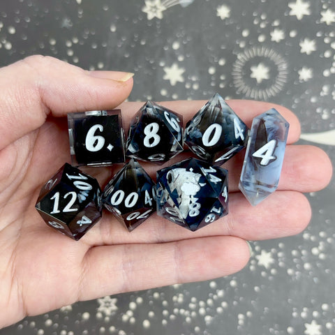 "Raven's Call" - 7 Piece Set - Logo d20