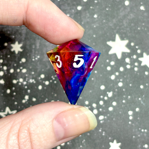 "Galactic Flare" - Show Off Gem d6