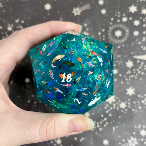 "Koi Current" - 60mm Logo d20