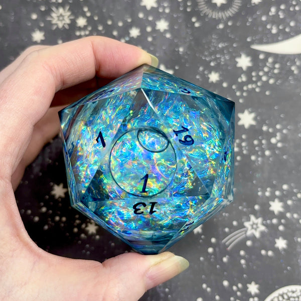 "Libations" - 60mm Logo d20