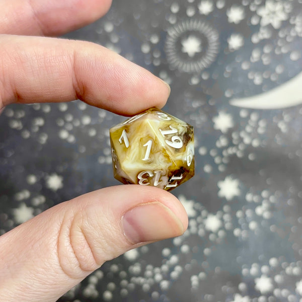 "Liquid Brown Sugar Boba" - Standard Logo d20