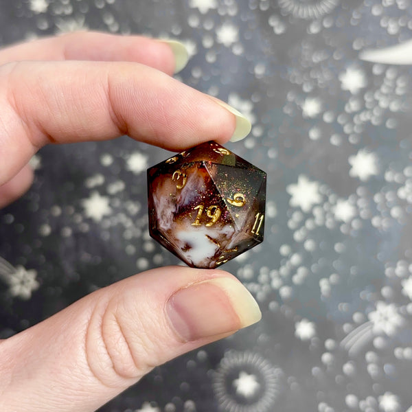 "Ash and Cinders" - Show Off Numeric d20