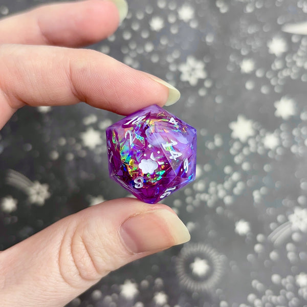 "Summer Fog" - 7 Piece Show Off Set - Logo d20