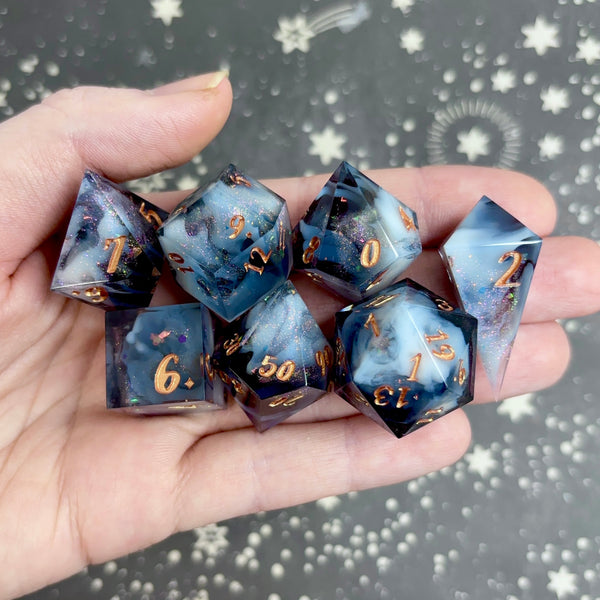 "Legacy Impact" - 7 Piece Show Off Set - Logo d20