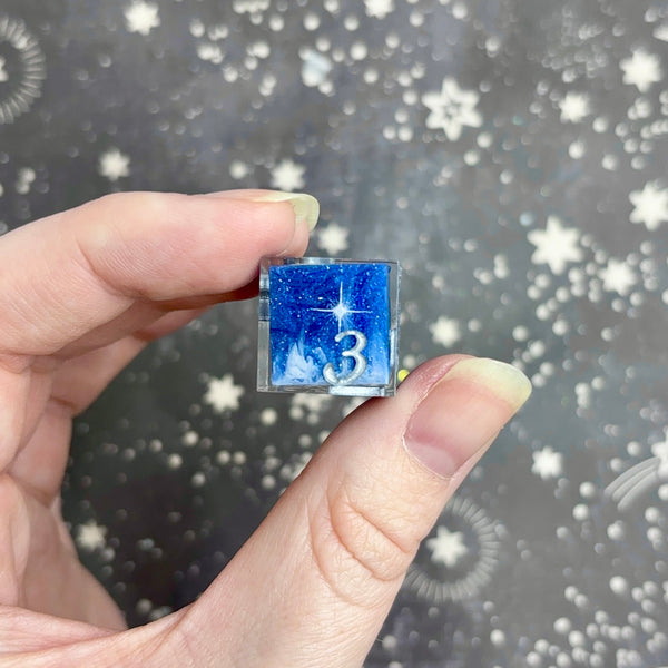 "Moon Phases" - 7 Piece Show Off Set - Logo d20
