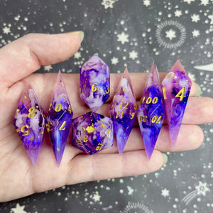 "Visionary" - Elongated 7 Piece Show Off Set - Logo d20