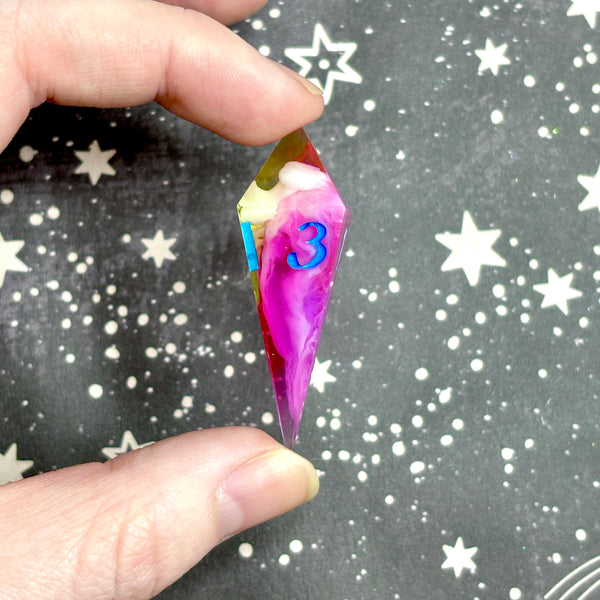 "New Dawn" - Elongated 7 Piece Show Off Set - Logo d20