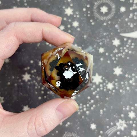 "Brown Sugar Boba" - 35mm Show-Off Logo d20