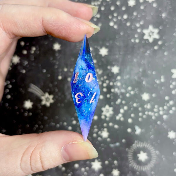 "Pensive Whimsy" - Elongated 7 Piece Show Off Set - Logo d20