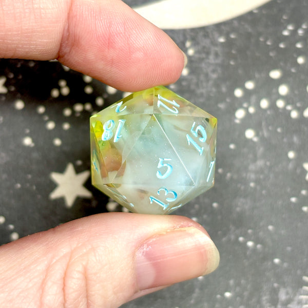 "Sunkissed Rainbow" - Show Off Numeric d20