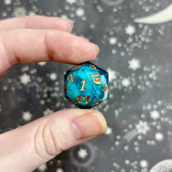 "Hippocampus" - 7 Piece Set - Logo d20