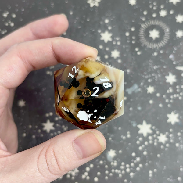 "Brown Sugar Boba" - 35mm Show-Off Logo d20