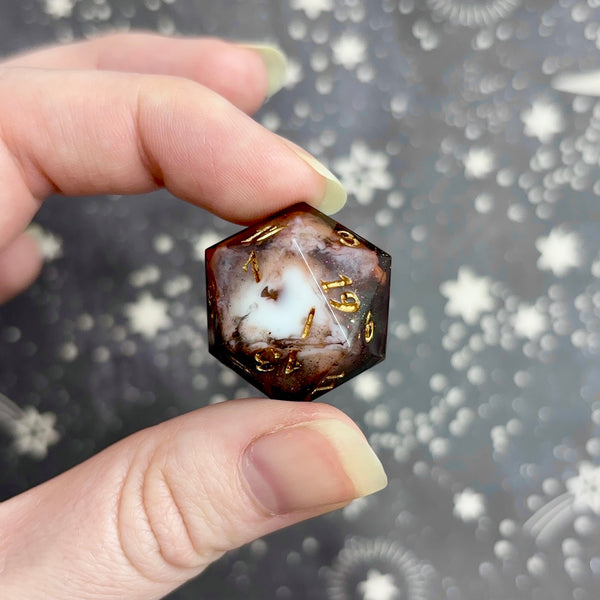 "Ash and Cinders" - Show Off Numeric d20