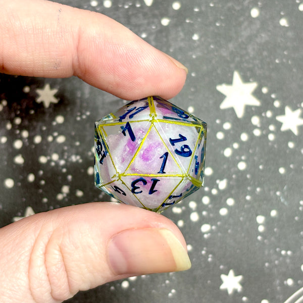 "Pink Pearls" - Show Off Numeric d20