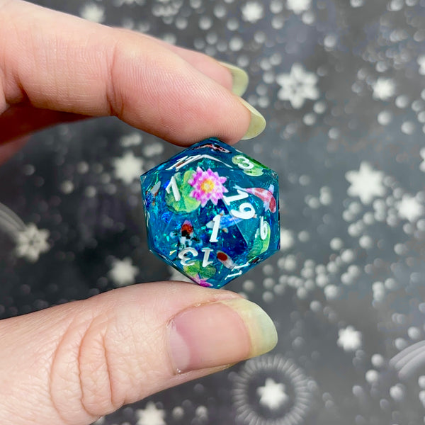 "Koi Pond" - 7 Piece Show Off Set - Logo d20