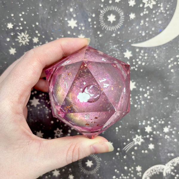 "Perfect in Pink" - 60mm Logo d20