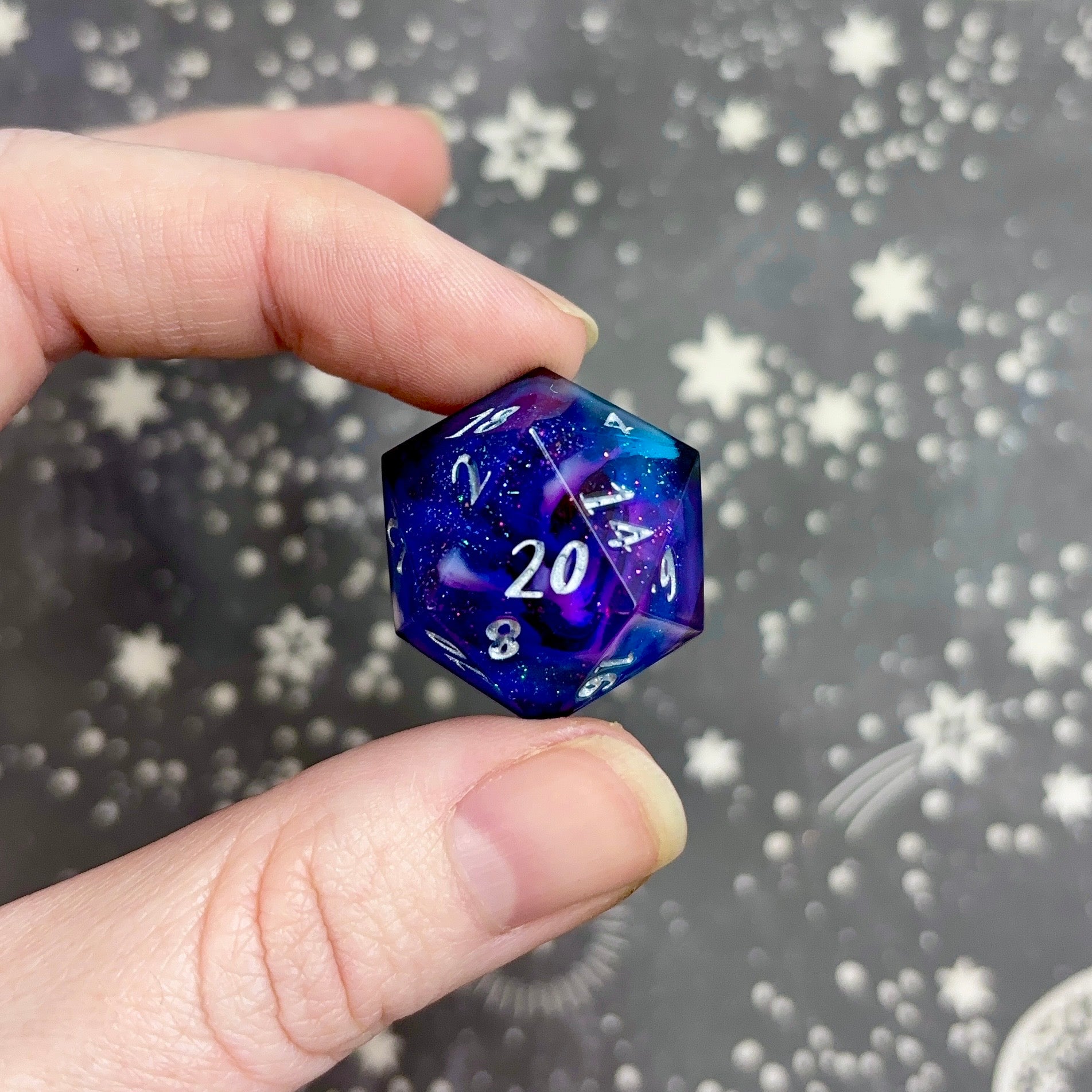 "Galaxies Beyond" - Show Off Numeric d20