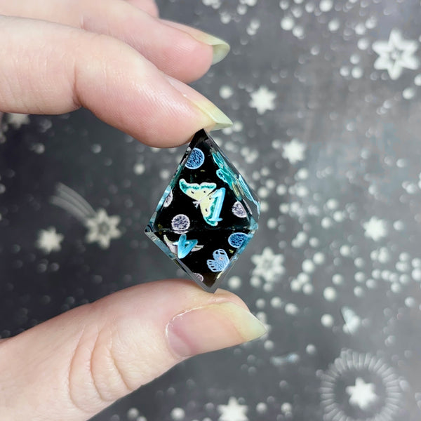 "Crochet Wings" - 7 Piece Show Off Set - Logo d20
