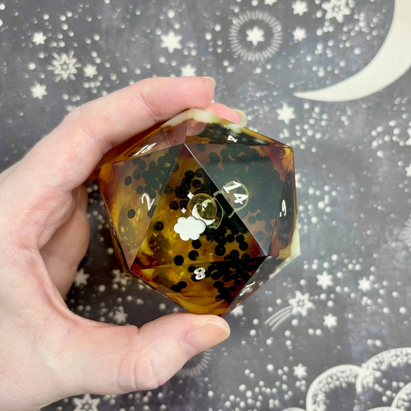 "Too Much Boba" - 60mm Logo d20