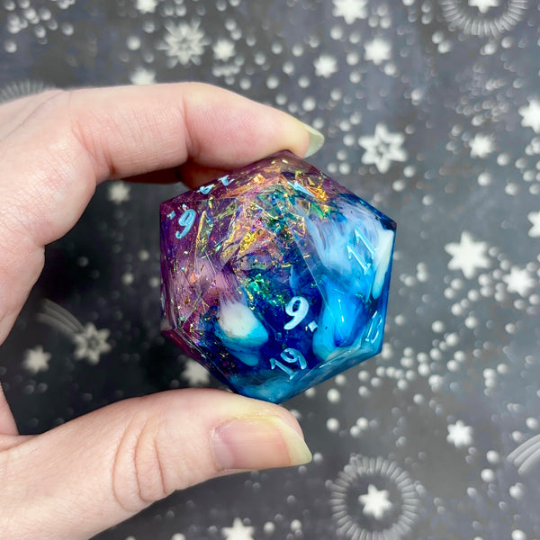 "Forging Imagination" - 40mm Show-Off Logo d20