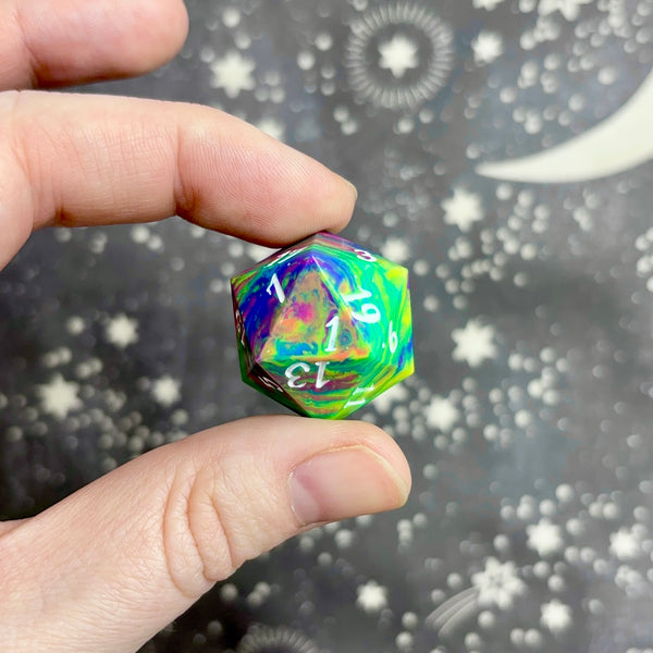 "Neon Collision" - Show-Off Logo d20