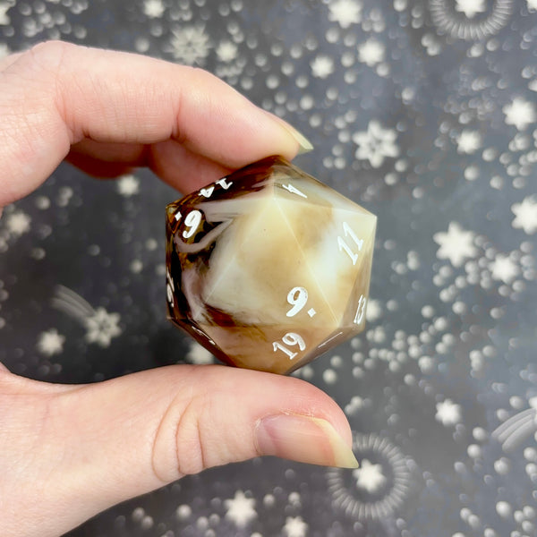 "Brown Sugar Boba" - 35mm Show-Off Logo d20