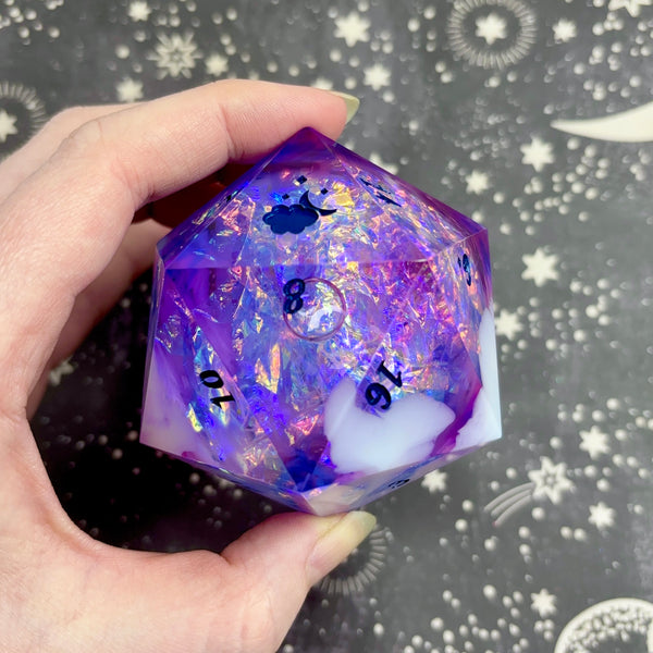 "Dreamlands" - 60mm Logo d20