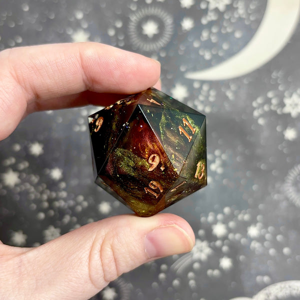 "Scarlet Nebula" - 35mm Show-Off Logo d20